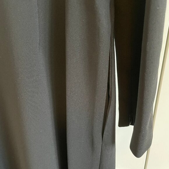 Diane Von Furstenberg Classic LS Triacetate Blend Midi Wrap Dress Blk Sz 8 NWT - Picture 9 of 16